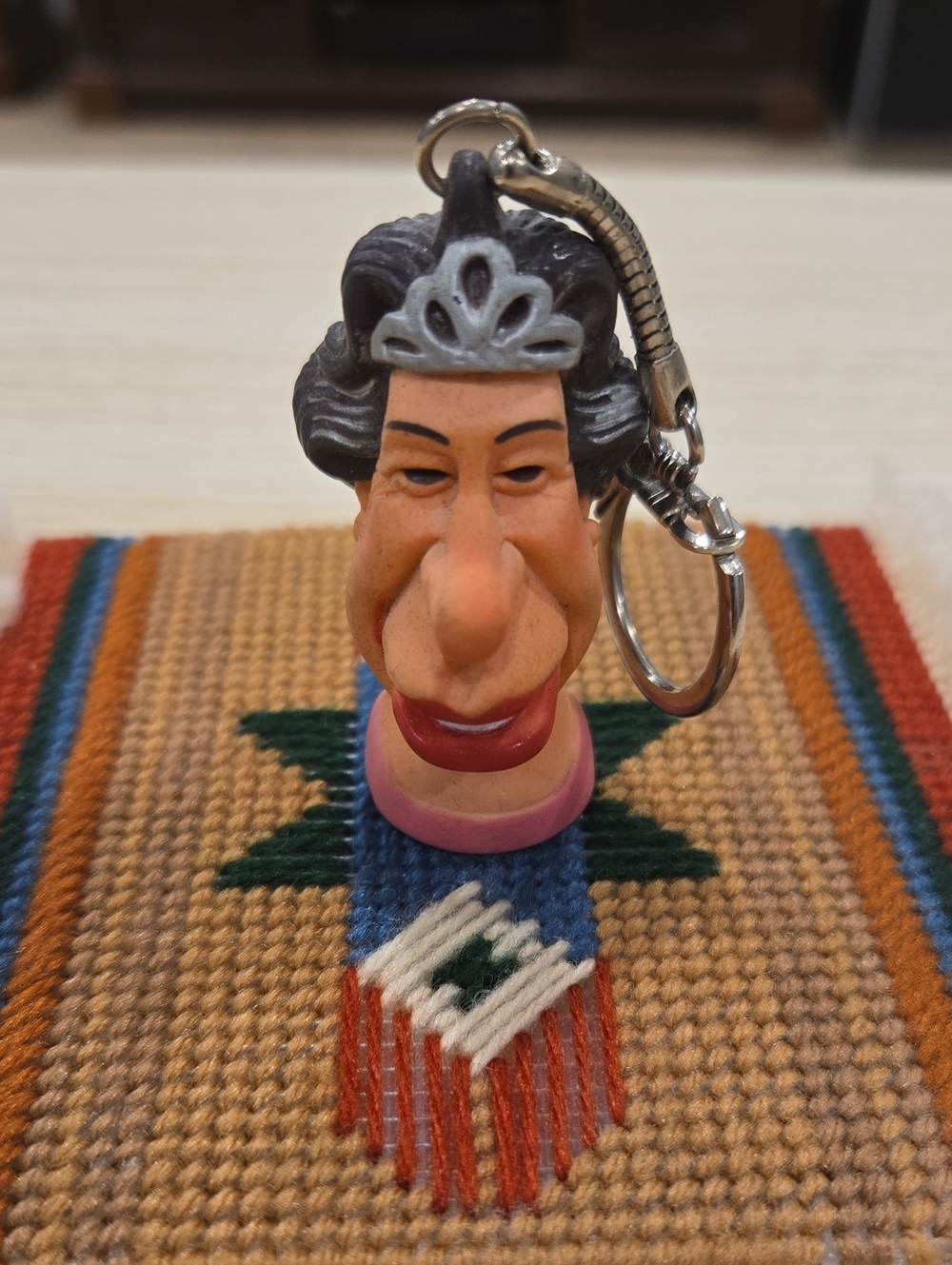 Queen Elizabeth 2nd Keychain